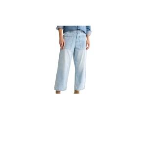 Lucky Brand Jeans Women 8/29 Blue New High Rise Wide Leg Crop Patch Pocket
